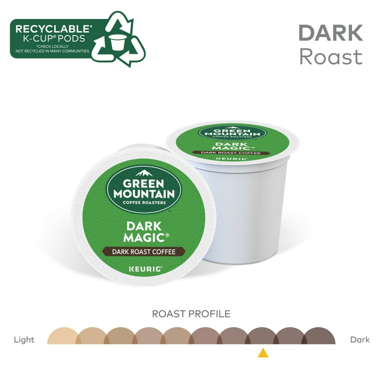 Green Mountain Coffee Roasters Dark Magic Dark Roast K Cup Coffee Pods 60 Count