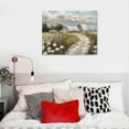 thumbnail image 5 of ARISTURING Farmhouse Old Barn Wall Art: Barn Painting Barn and White Flowers Wall Decor Rustic Wall Decor Farmhouse Canvas Art for Livingroom Kitchen Decorations Framed Ready To Hang, 5 of 6
