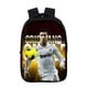 thumbnail image 1 of GP1 Cristiano Ronaldo Patrón Mochila Regalo Escolar Para Niños Bolsa De Estudiante Ordenador Portátil Gran Capacidad Doble Entrepiso PG1, 1 of 4
