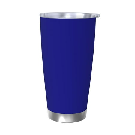 

Matuu Navy for 20oz Durable Thermal Cups Keep Drinks Cold and Hot Insulated Car Mug with Lid-Without Straw