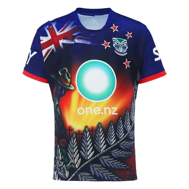 【海外XＬサイズ】NRL ＮＺ・ウォーリアーズ 2024インディジェナスジャージ New Zealand Warriors Mens Replica Heritage Jersey