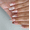 B3, variant on Mioervt Buy 2 Get 1 Free Press On Nails, 24PCS Pink French Tip with Gold Bow & Rhinestone Fake Nails, Long Square False Nail Kit with Jelly Glue & File