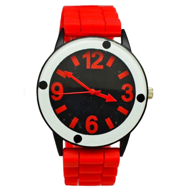 Reloj de pulso Michan Extensible de silicón análogo dama