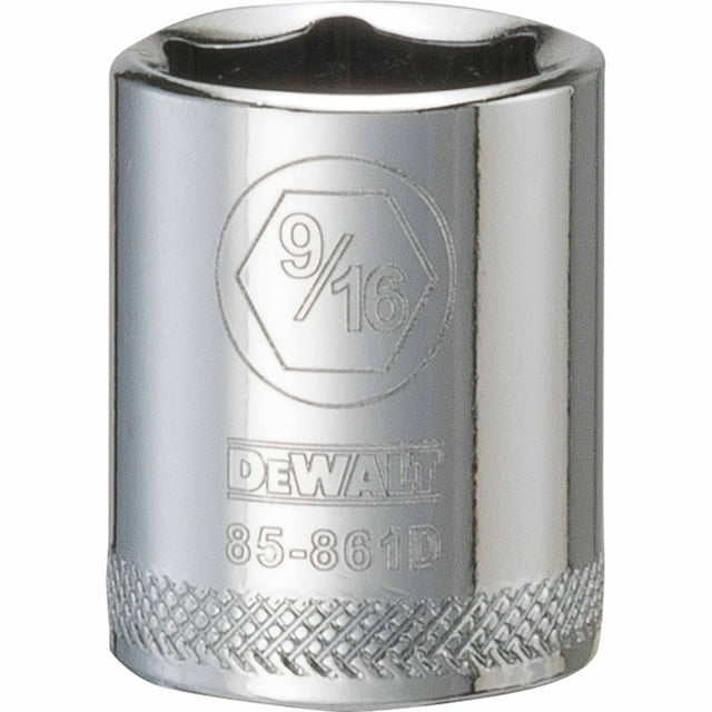 Juego de enchufes DEWALT DWMT85861OSP, unidad de 1/4 pulgadas, 9/16 pulgadas, SAE 6PT