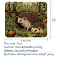 thumbnail image 5 of Hedgehog Gaming Mouse Pad, Mouse Mat, Mouse Pad - Square, 8.3x9.8 Inch, Printed, Non-Slip Rubber Bottom - Suitable for Office and Gaming, 5 of 6