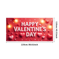 thumbnail image 1 of Valentine's Day Party Decoration Backdrop with Red Roses and Gift Box Background Hearts Banner Holiday Event Background Photo Props Romance, 1 of 4