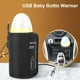 thumbnail image 2 of Calentador de botellas Calentador de biberones USB portátil, calentador de leche de viaje, calentador de biberones para coche, bolsa de calentamiento de biberones para leche materna y fórmula con Cabl Meterk Calentador de botellas, 2 of 7