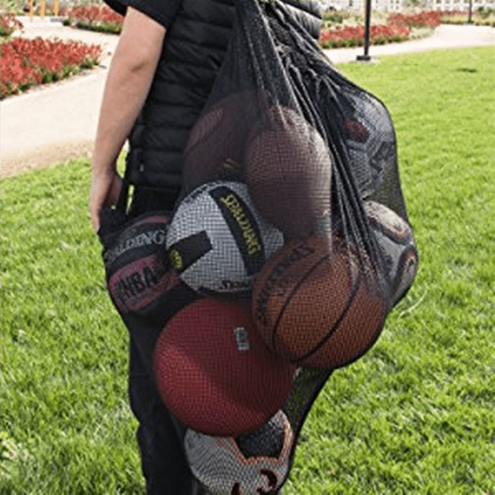 3X Large-Capacity Outdoor Sports Bag Football Basketball Bag Sports Storage Beam Net Backpack (30 x 40 Inch)