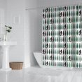 thumbnail image 2 of Green Bigfoot and Tree Pattern Shower Curtain 84"x72" ,Bathroom Decorative Shower Curtains Set with 12 Hooks,Modern Waterproof Washable Shower Curtain, 2 of 6