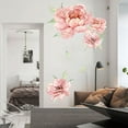 thumbnail image 3 of Flower Wall Sticker,Removable Peony Flower Wall Wall Sticker Peony Wall Sticker Breakthrough Technology, 3 of 7