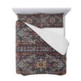 thumbnail image 7 of Retro Boho Twin XL Size Down Alternative Comforter,Lightweight Comforter Quilt Bedding Set with Pillow Shams Rustic Flowers Modern Geometric Abstract Art Bed Comforter Duvet Insert 68"x98", 7 of 7