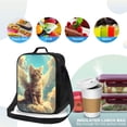 thumbnail image 4 of Balery Sunshine Cloud Cute Cat Caja de Almuerzo y Bolsa de Almuerzo para Hombres y Mujeres, Bolsa de Almuerzo Reutilizable con Gran Capacidad, Bolsa de Almuerzo Aislada, 4 of 7