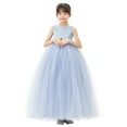 thumbnail image 4 of Ekidsbridal Girl Pageant Flower Girl Dress - Tutu Satin Heart Cutout with Tulle Sash 247-A (Size: 2-12), 4 of 6