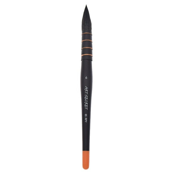 PEONAVET Watercolor Brush Wooden Handle Squirrel Hair Watercolor Brushes Art Paint Supplies for Painting