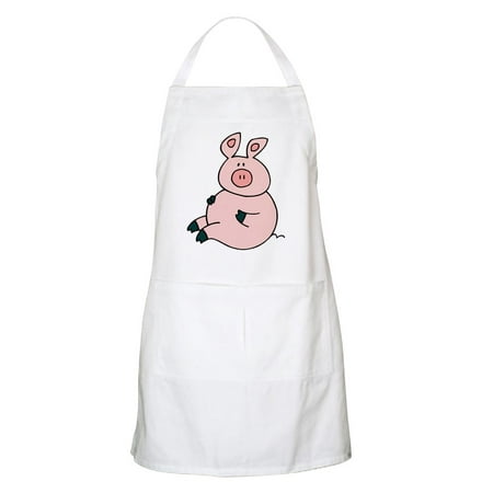 Costume Bbq Humor Apron CafePress - Cute Pig BBQ Apron - Kitchen Apron with Pockets, Grilling Apron, Baking Apron ()