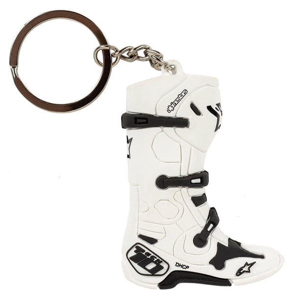 motocross boot keychain