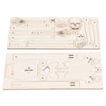 thumbnail image 2 of Modelo de ensamblaje esquelético humano de madera compuesta, esqueleto artesanal, juguete educativo para niños, 2 of 14