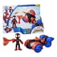 thumbnail image 4 of Set de Juego Hasbro Spidey and his Amazing Friends Tecno Moto Miles Spin Morales, 4 of 5