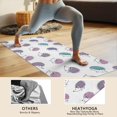 thumbnail image 4 of Cute Hedgehog Hot Yoga Mat Towel Non Slip for Hot Yoga - Quick-Drying Yoga Mat Cover with 4 Corner Pockets with Travel Bag - Hot Yoga Towel Non Slip Grip Moisture Wicking Sweat 70"x26", 4 of 6