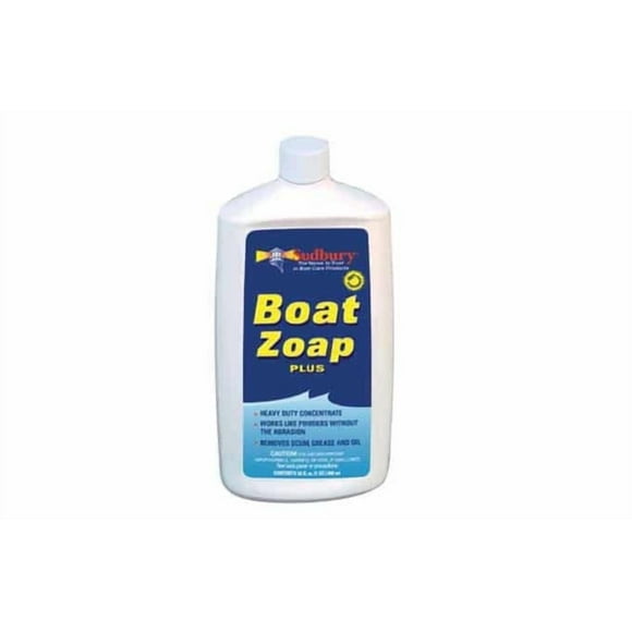 SUDBURY Boat Deck Cleaner 810 Boat Zoap Plus; Use To Remove Scum/Smudges/Oil/Grease; 32 Ounce Bottle; Single