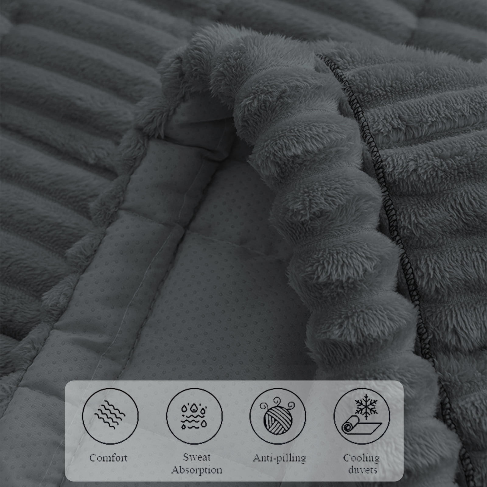 kchsji Sofa Cushion Cover, Soft Non Slip Fuzzy Couch Protector for Dogs and Pets, Washable Thick Furniture Slipcover Cushion, Durable Anti Pilling Couch Pad for Living Room Sofa Bed and Home Decor
