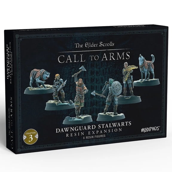 The Elder Scrolls: Call to Arms - Dawnguard Stalwarts - 6 Unpainted Resin Figures