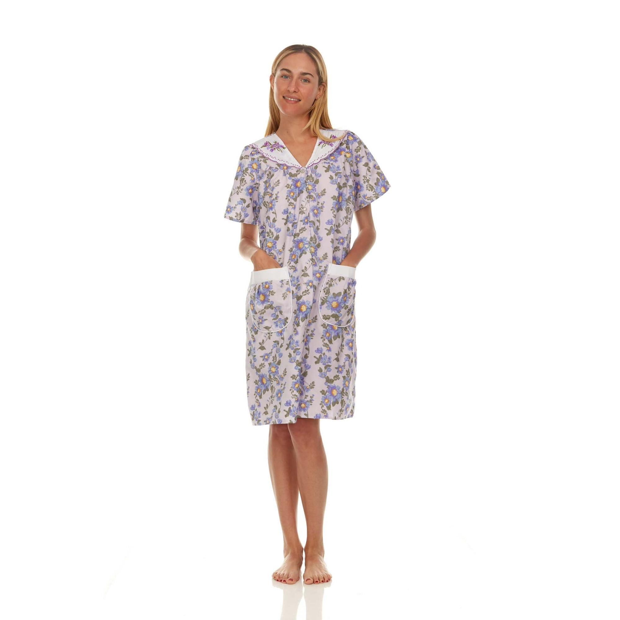 Nightgowns with snaps hotsell