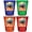 Multicolor (4-Pack), variant on Jackson Hole Wyoming Design A Souvenir Full Color 2 oz Round Shot Glass Green