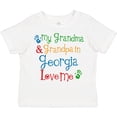 thumbnail image 3 of Inktastic Georgia Grandma Grandpa Loves Me Boys or Girls Toddler T-Shirt, 3 of 5