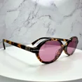 thumbnail image 4 of New MIU MIU Brown Tortoise Authentic Oval Gold Logo Authentic MU04ZS VAU50D, 4 of 6