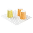 InterDesign Euro Plastic Protective Kitchen Sink Protector Mat, Clear