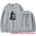 thumbnail image 5 of Sudadera con capucha y manga larga con cuello redondo y estampado de Ado Wish Tour para mujer y hombre, 5 of 5