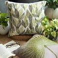 thumbnail image 4 of Pillow Covers, Pillowcase&nbsp;With Zipper, Pillow Covers 22x22 inch (55x55 cm) Brown, Cotton Throw Pillow Covers, Handmade Pillow Covers, Modern, Floral - Together We Grow, 4 of 10