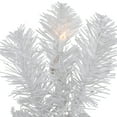 thumbnail image 5 of Northlight 24" Prelit Snow White Artificial Christmas Wreath - Clear Lights, 5 of 6