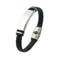 thumbnail image 4 of 3 Pulseras De San Valentín, Regalo Para Parejas, Pulseras Para Playa, Regalos De Cumpleaños, Fiestas, Color Negro Y Plateado, 4 of 8