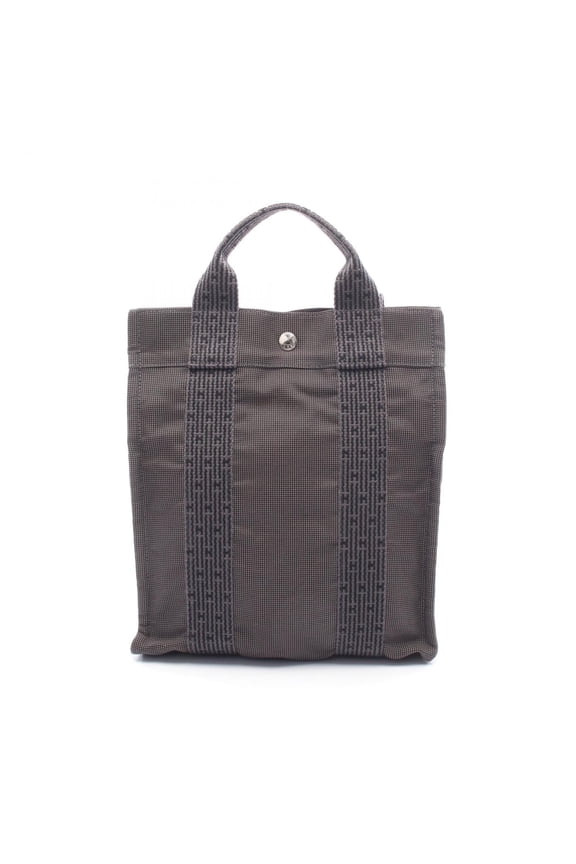 Pre-Owned Hermes Herms Air Line Ad PM Backpack, Canvas, Women's, Gray