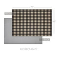thumbnail image 5 of VHC Brands Black Check Indoor Rug Rect 48x72, Polyester Area Rug, Accent Rug, Floor Decor, Black Check Collection, Rectangle 48x72, Country Black, 5 of 6