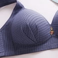 thumbnail image 5 of Bibifish Womens Push Up Bras Summer Breathable Mesh Wide Straps Wireless Bras Solid Color Soft Daily Wear Ladies Comfort Bras, 5 of 8