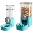 thumbnail image 1 of Combinación de comedero y bebedero automático colgante para mascotas. Bebedero automático de 520 ml. Comedero automático de 1200 ml. Color gris., 1 of 5