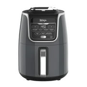 Restored Ninja 5.5-Quart Air Fryer Max XL, AF161 in Black and Silver
