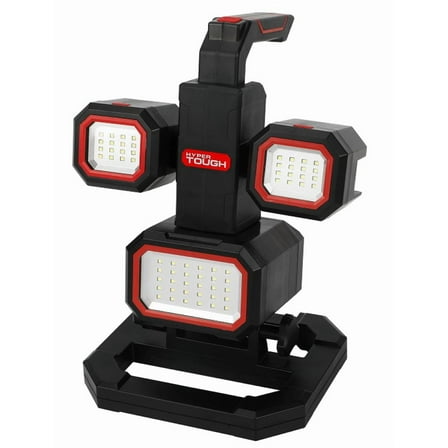Hyper Tough 2000-Lumen Rechargeable LED Work Light with Detachable Spotlight