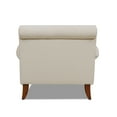 thumbnail image 6 of Jennifer Taylor Home Alana 38" Lawson Large Living Room Accent Arm Chair with Metal Casters, Sky Neutral, 6 of 15
