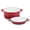 Red, variant on Cast iron Dutch oven with frying pan lid, 2-in-1 cast iron bread and frying pan cookware, double handle design, suitable for baking bread, frying, camping, 5 quarts