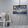 thumbnail image 4 of Happy New Year with Shiba Inu Fireworks Holiday Xmas Winter 2025 Horizontal Matte Canvas Poster Shibas Dog Lovers Gifts Idea Wall Art Home Decor - 00025, 4 of 5