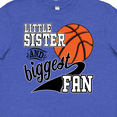 thumbnail image 4 of Inktastic Little Sister and Biggest Fan- Basketball Player Youth T-Shirt, 4 of 5