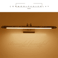 thumbnail image 3 of Retro LED Mirror Headlight Moisture-Proof Waterproof Bathroom Wall Lamp Retro Rocker Carved Mirror Cabinet Lamp,1 x Retro LED Mirror Headlight, 3 of 6