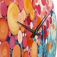thumbnail image 3 of Designart "Oasis of Coral II" Abstract Landscape Oversized Wall Clock, 3 of 5