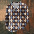 thumbnail image 2 of YDLCAFD Mens Digital 3D Printed Hoodie Sports Fashion Trend Open Front Button Shirt, 2 of 3
