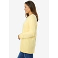thumbnail image 3 of Woman Within Plus Size Perfect Long-Sleeve Crewneck Tee (Petite Available), 3 of 5