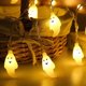 thumbnail image 1 of Guirnalda de luces LED de Halloween de 3 m, 20 luces LED a pilas, ideal para decoración de interiores y exteriores de ventanas y fiestas de Halloween., 1 of 4